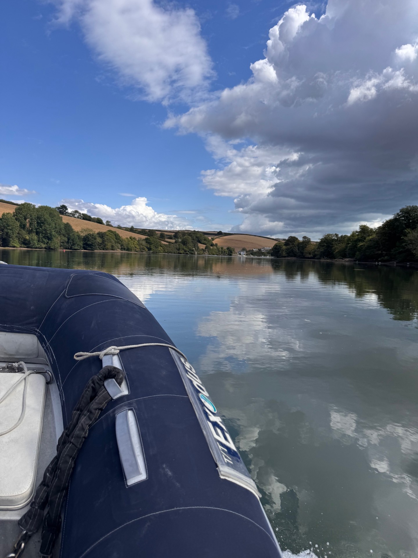 Dinghy ride in England
